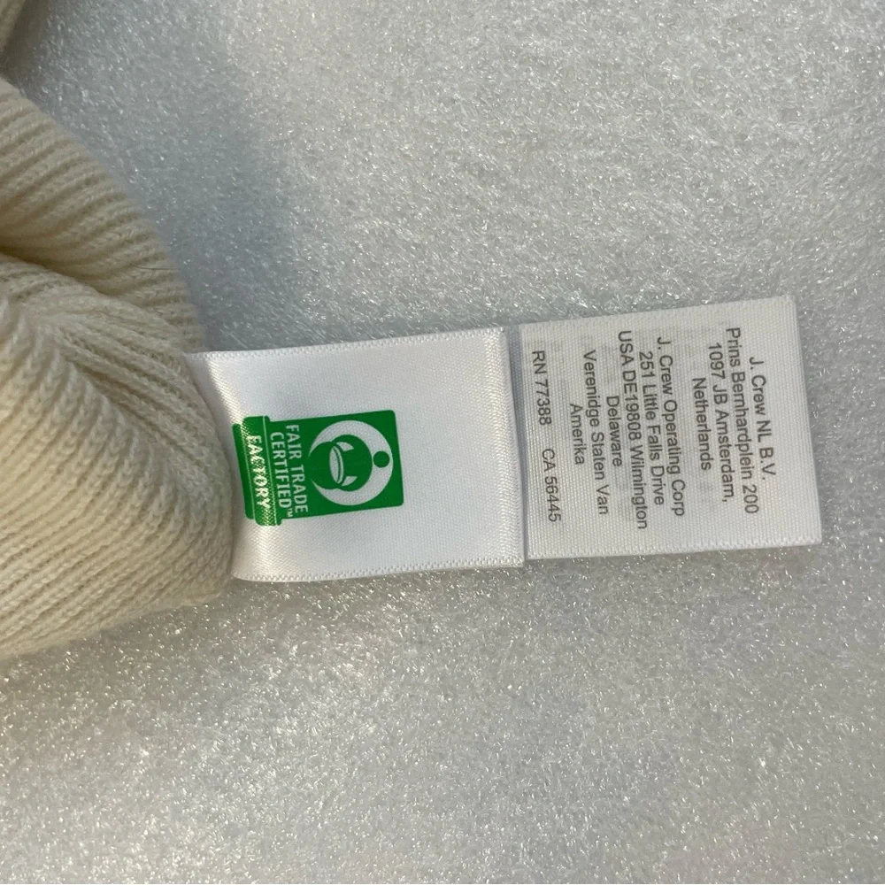 J. Crew Cream Crew Neck Sweater